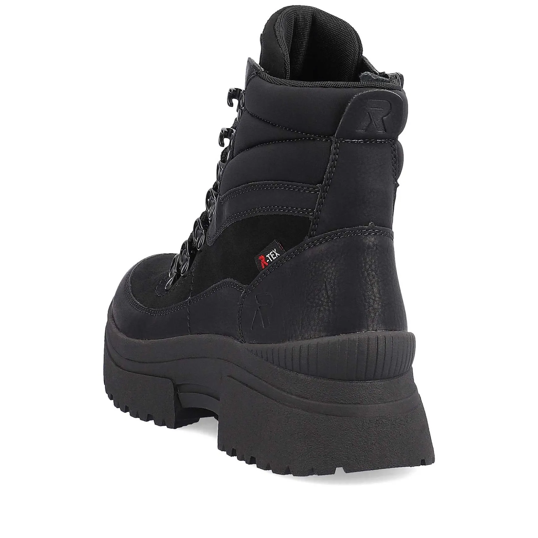 Rieker Women'S Corded Boots Diamond Black