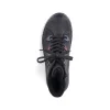 Rieker Women'S Corded Boots Deep Black