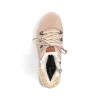 Rieker Women'S Corded Boots Sand Beige