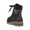 Rieker Women'S Corded Boots Graphite Black