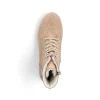 Rieker Women'S Corded Boots Brown Beige