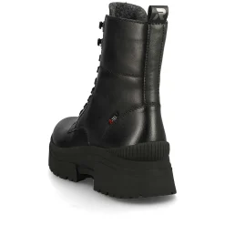 Rieker Women'S Corded Boots Deep Black