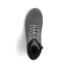 Rieker Women'S Corded Boots Asphalt Gray