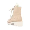 Rieker Women'S Corded Boots Cream Beige