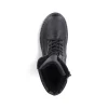 Rieker Women'S Corded Boots Deep Black
