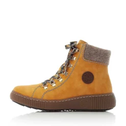 Rieker Women'S Corded Boots Sunflower Yellow