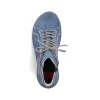 Rieker Women'S Corded Boots Blue Gray