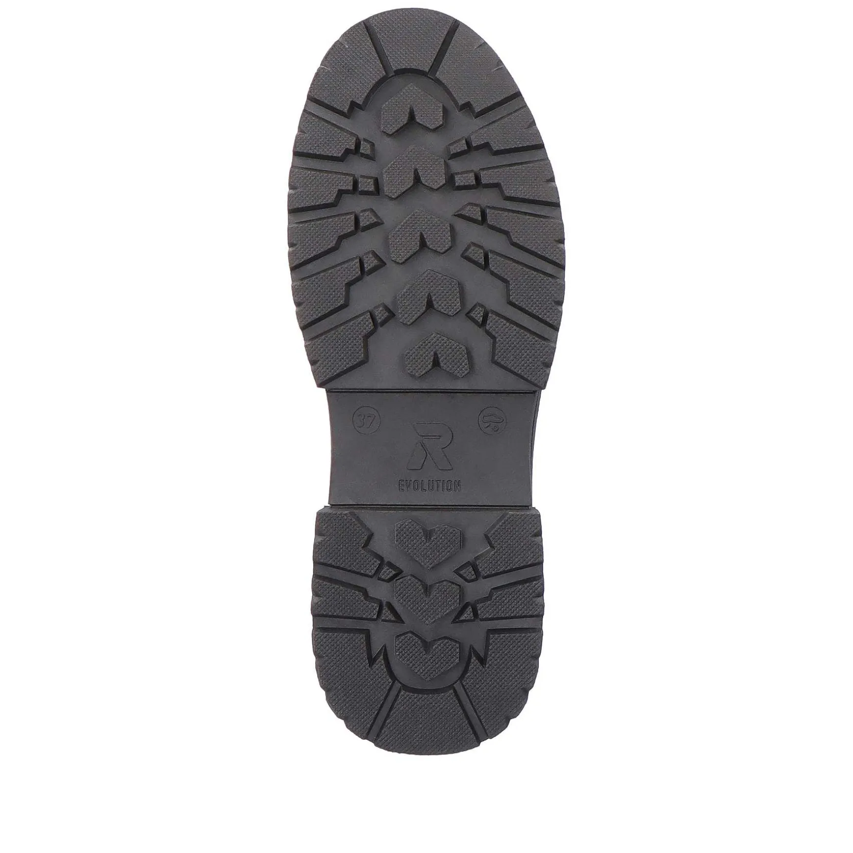 Rieker Women'S Corded Boots Diamond Black