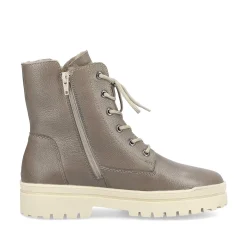 Rieker Women'S Corded Boots Asphalt Gray