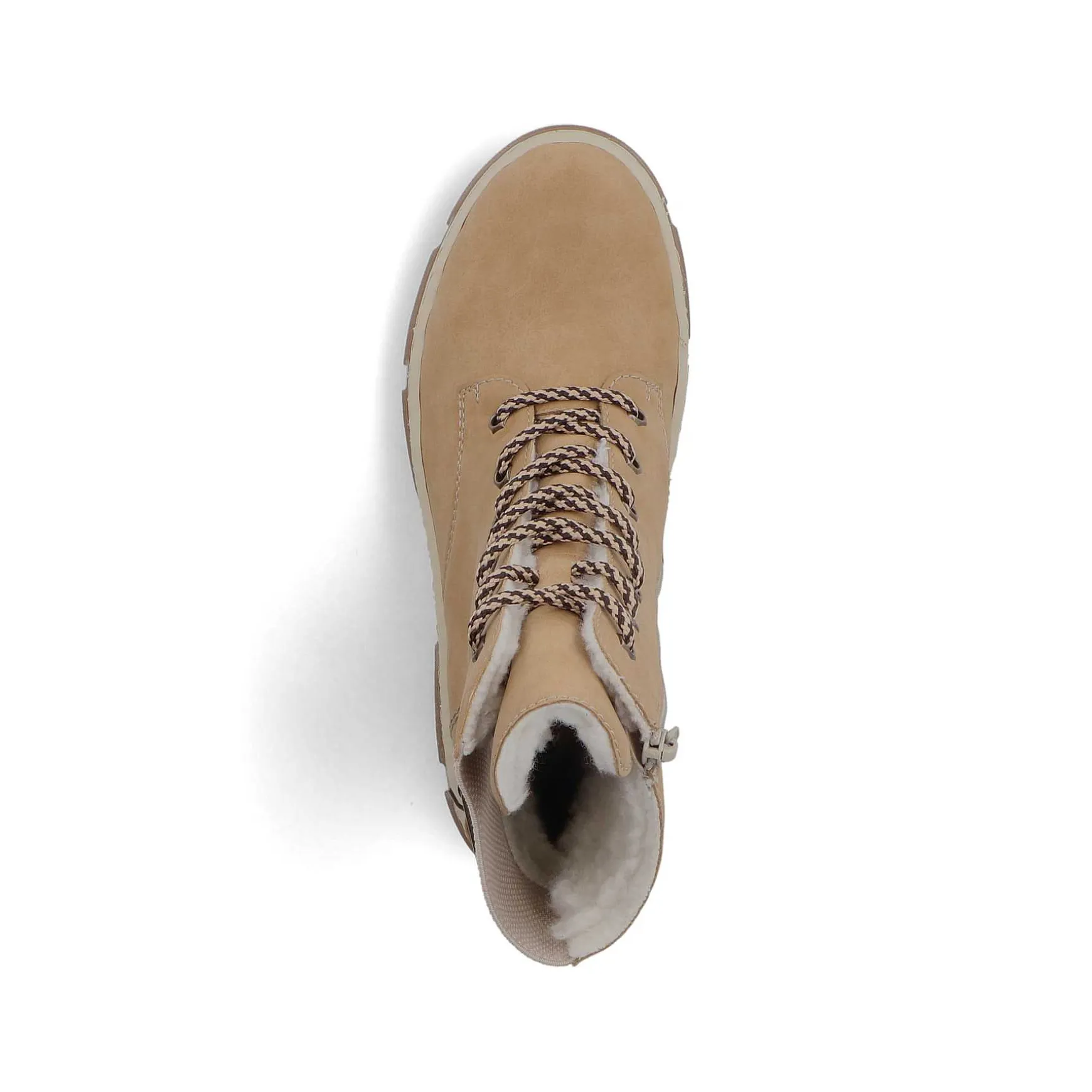 Rieker Women'S Corded Boots Camel Brown
