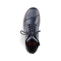 Rieker Women'S Corded Boots Navy Blue