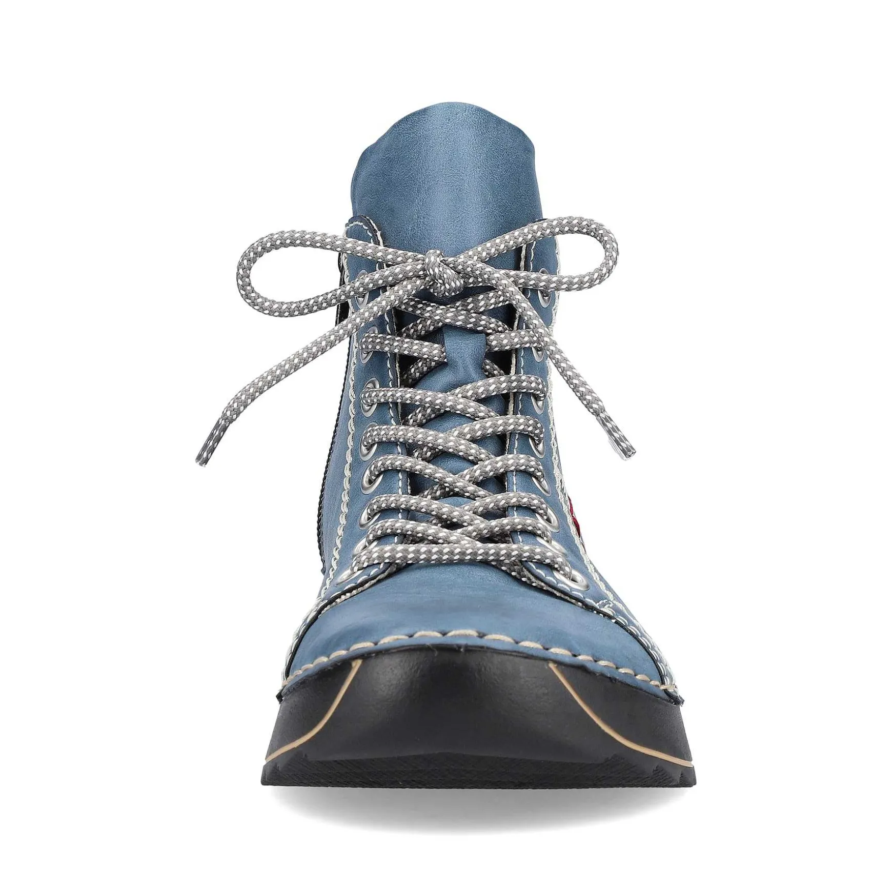 Rieker Women'S Corded Boots Blue Gray