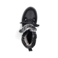 Rieker Women'S Corded Boots Night Black