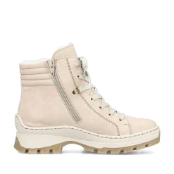 Rieker Women'S Corded Boots Light Beige