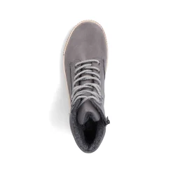 Rieker Women'S Corded Boots Moon Grey