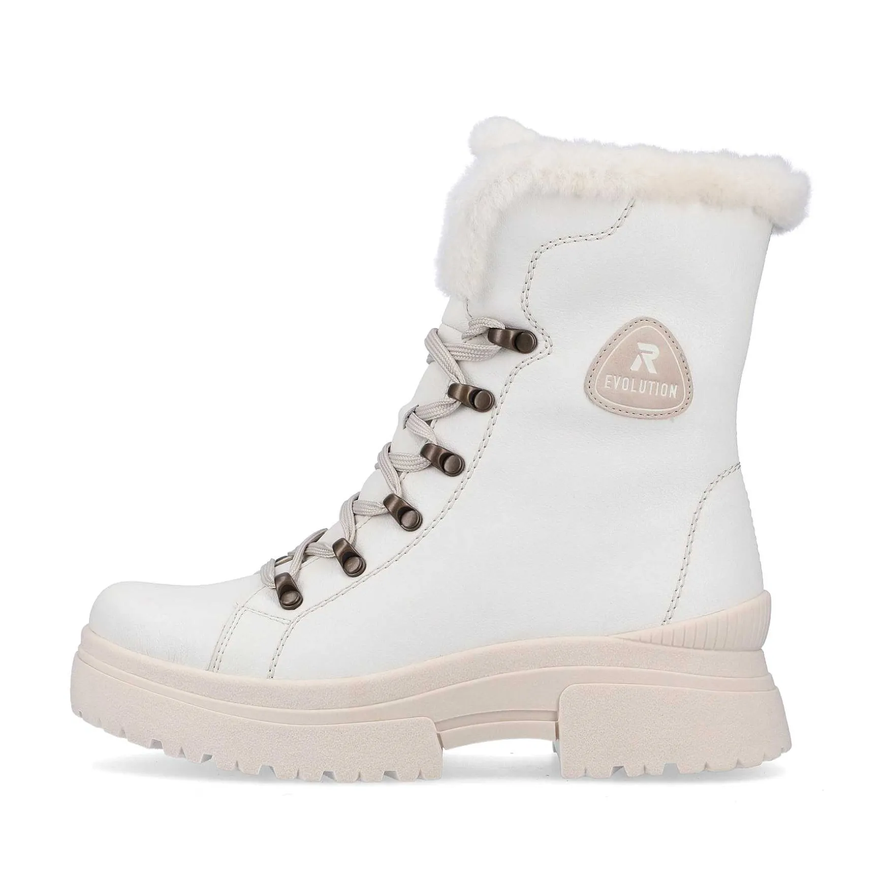 Rieker Women'S Corded Boots Frost White