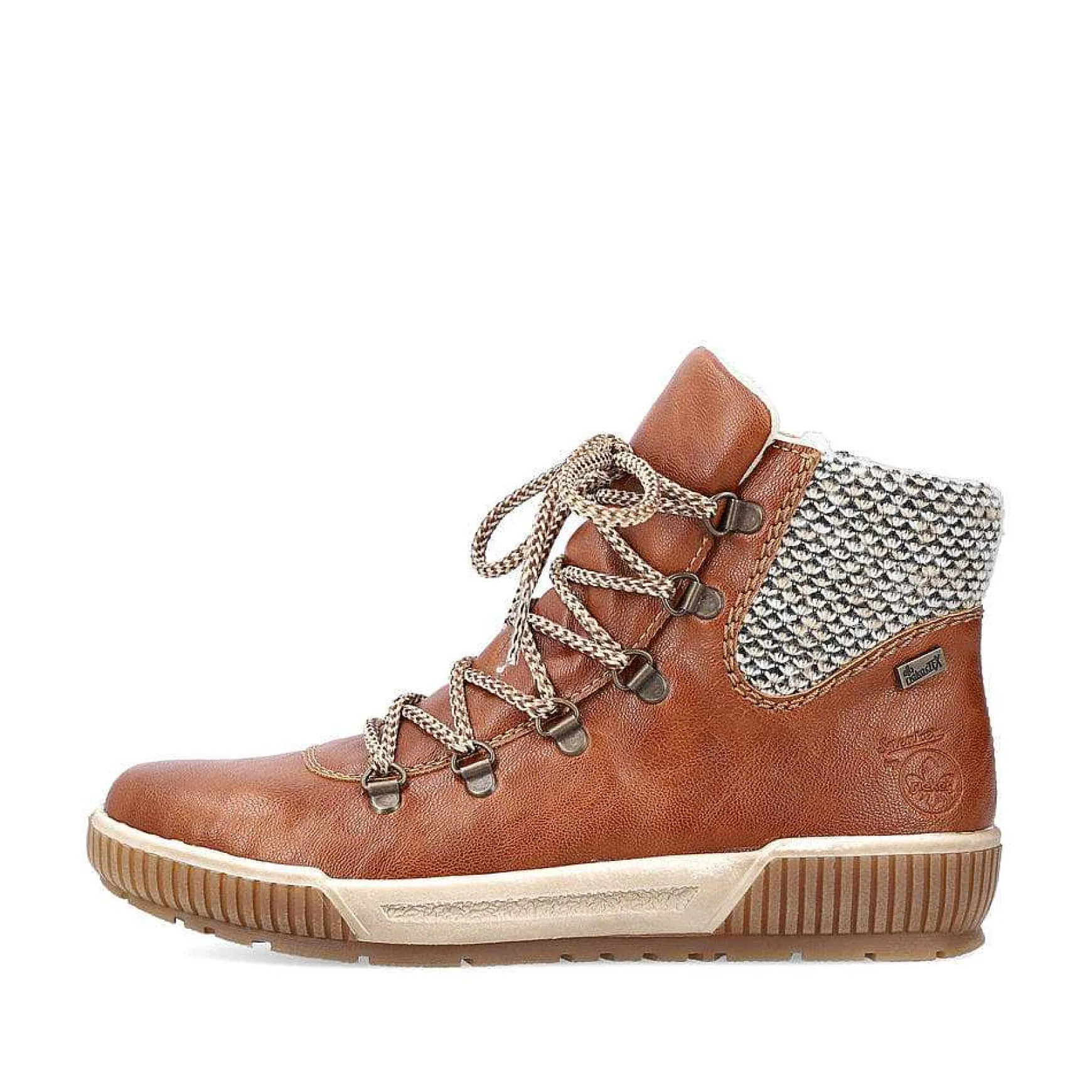 Rieker Women'S Corded Boots Cinnamon Brown