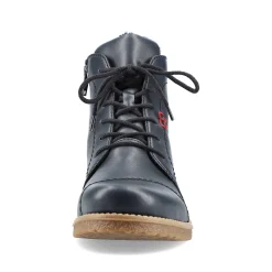 Rieker Women'S Corded Boots Navy Blue