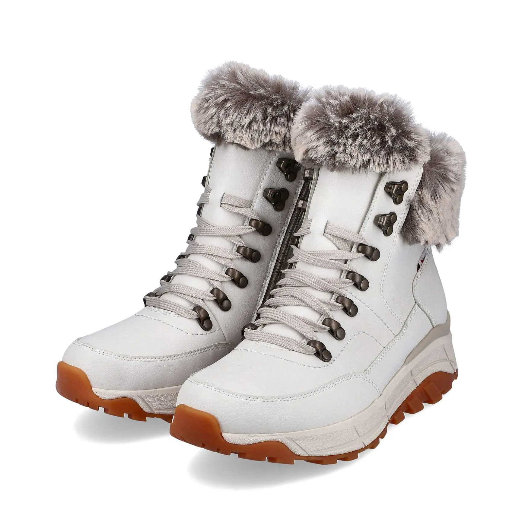Rieker Women'S Corded Boots Frost White