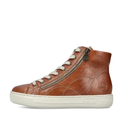 Rieker Women'S Corded Boots Fox Brown