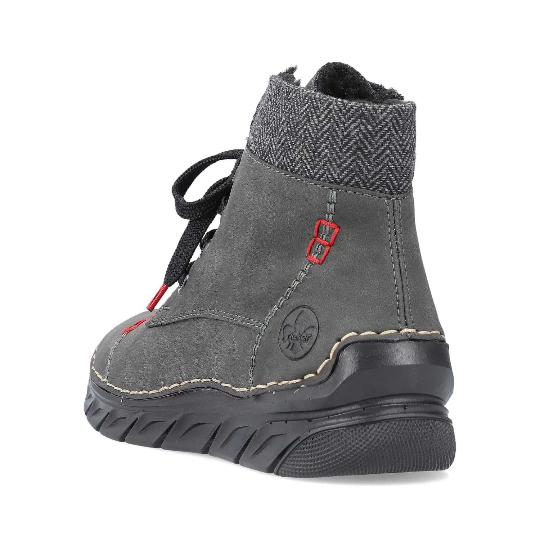 Rieker Women'S Corded Boots Anthracite