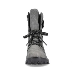 Rieker Women'S Corded Boots Moon Grey