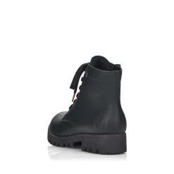 Rieker Women'S Corded Boots Deep Black