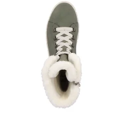 Rieker Women'S Corded Boots Khaki Snow