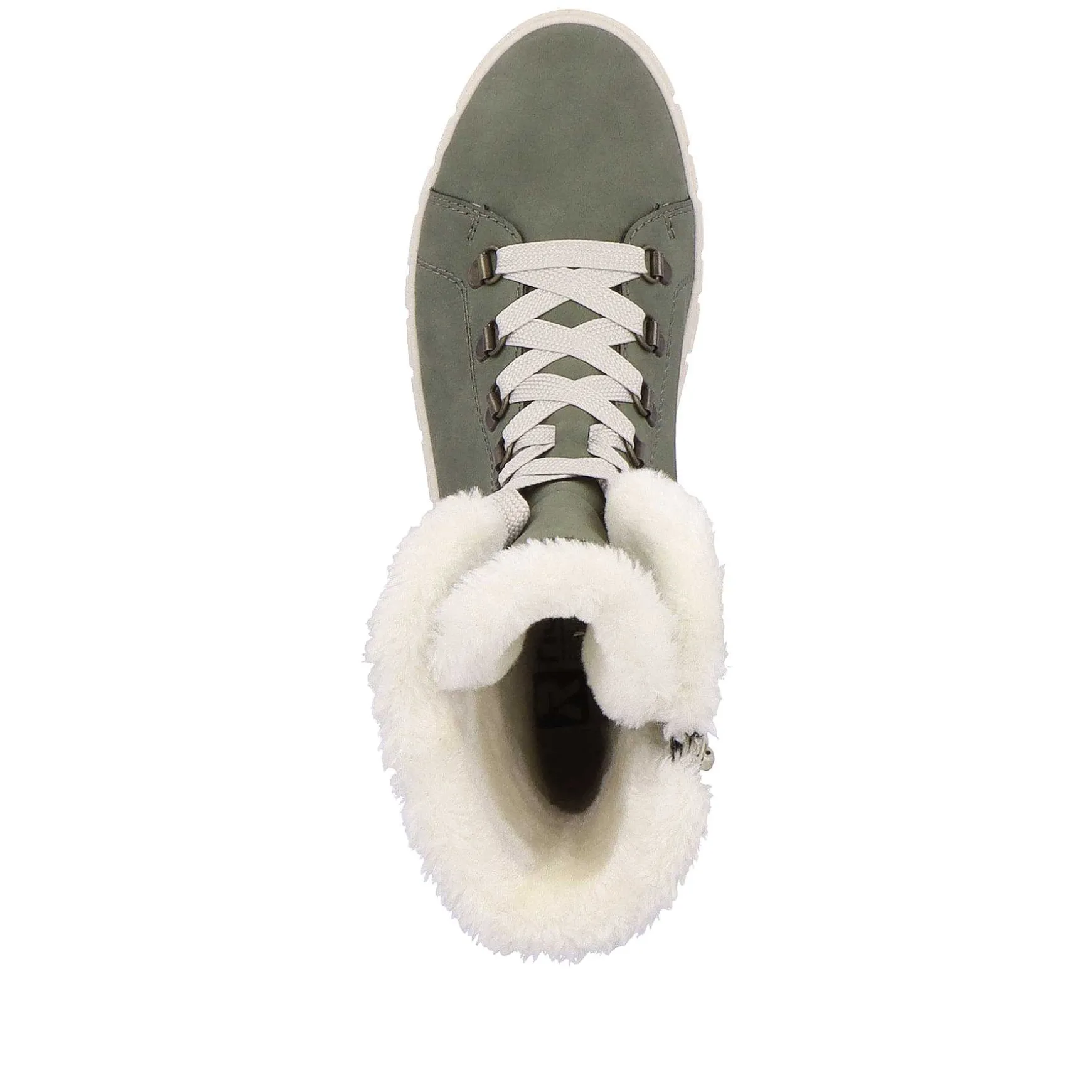 Rieker Women'S Corded Boots Khaki Snow
