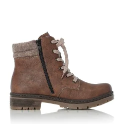Rieker Women'S Corded Boots, Nut Brown