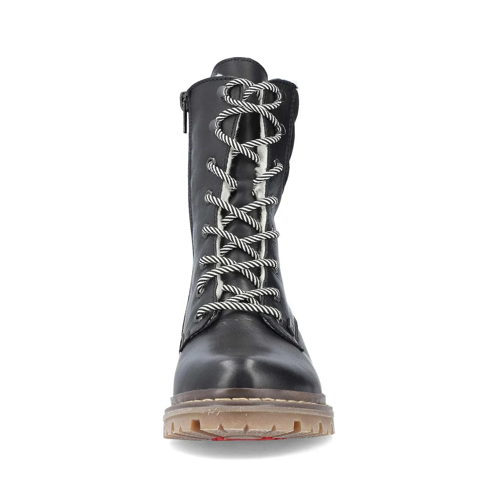 Rieker Women'S Corded Boots Deep Black