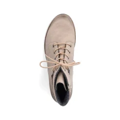 Rieker Women'S Corded Boots Sand Beige
