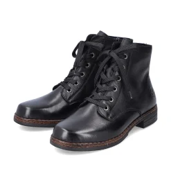 Rieker Women'S Corded Boots Night Black