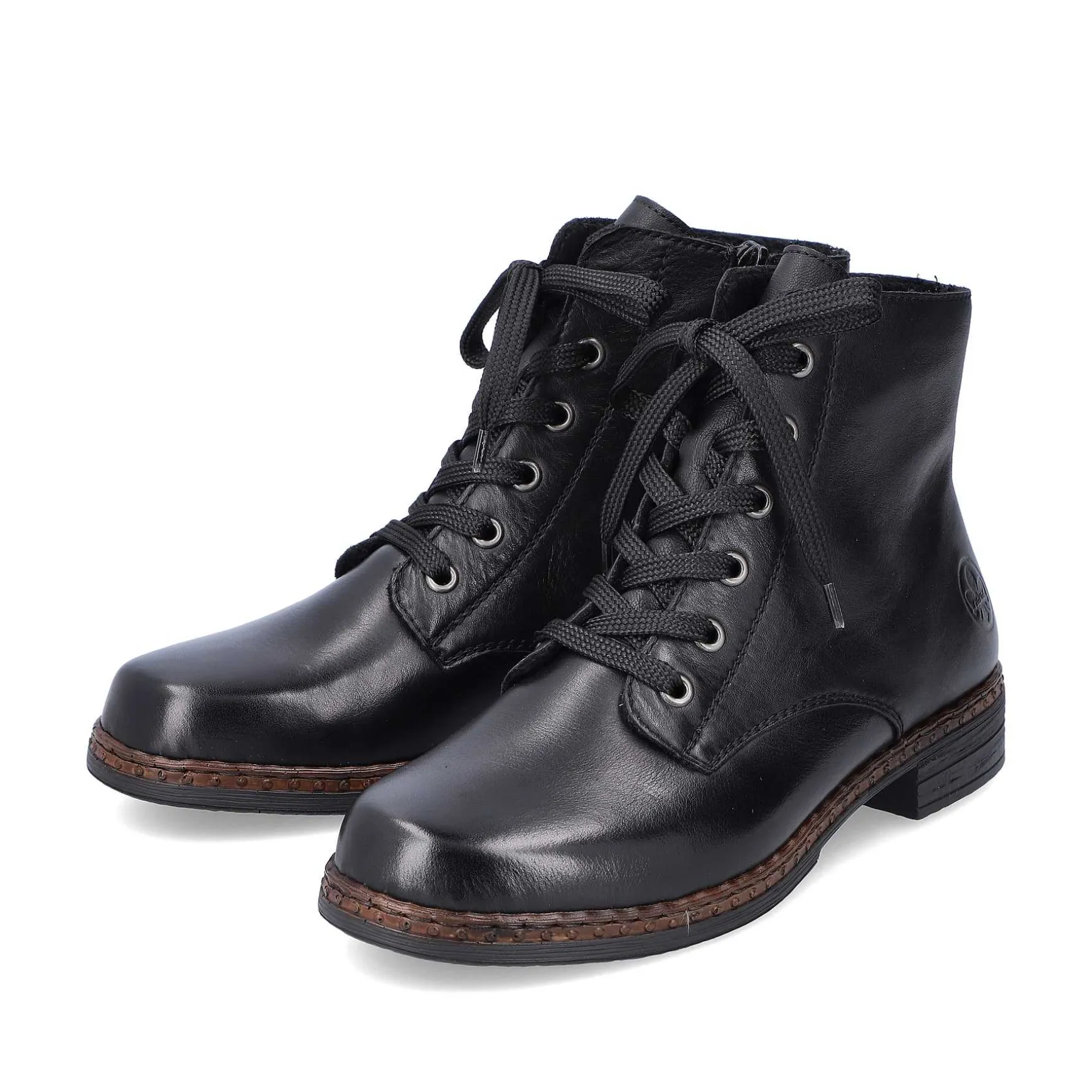 Rieker Women'S Corded Boots Night Black