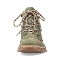 Rieker Women'S Corded Boots Leaf Green
