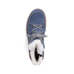 Rieker Women'S Corded Boots Sky Blue