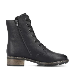 Rieker Women'S Corded Boots Night Black