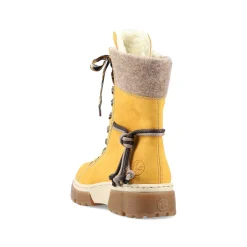Rieker Women'S Corded Boots Sunflower Yellow