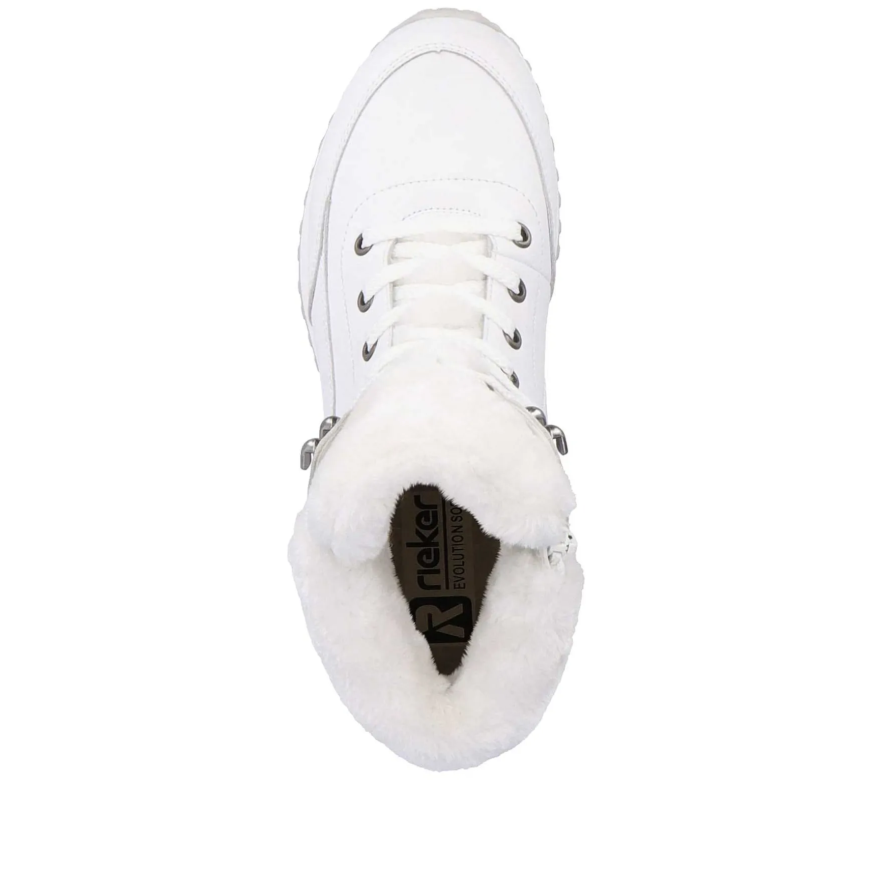 Rieker Women'S Corded Boots Crystal White