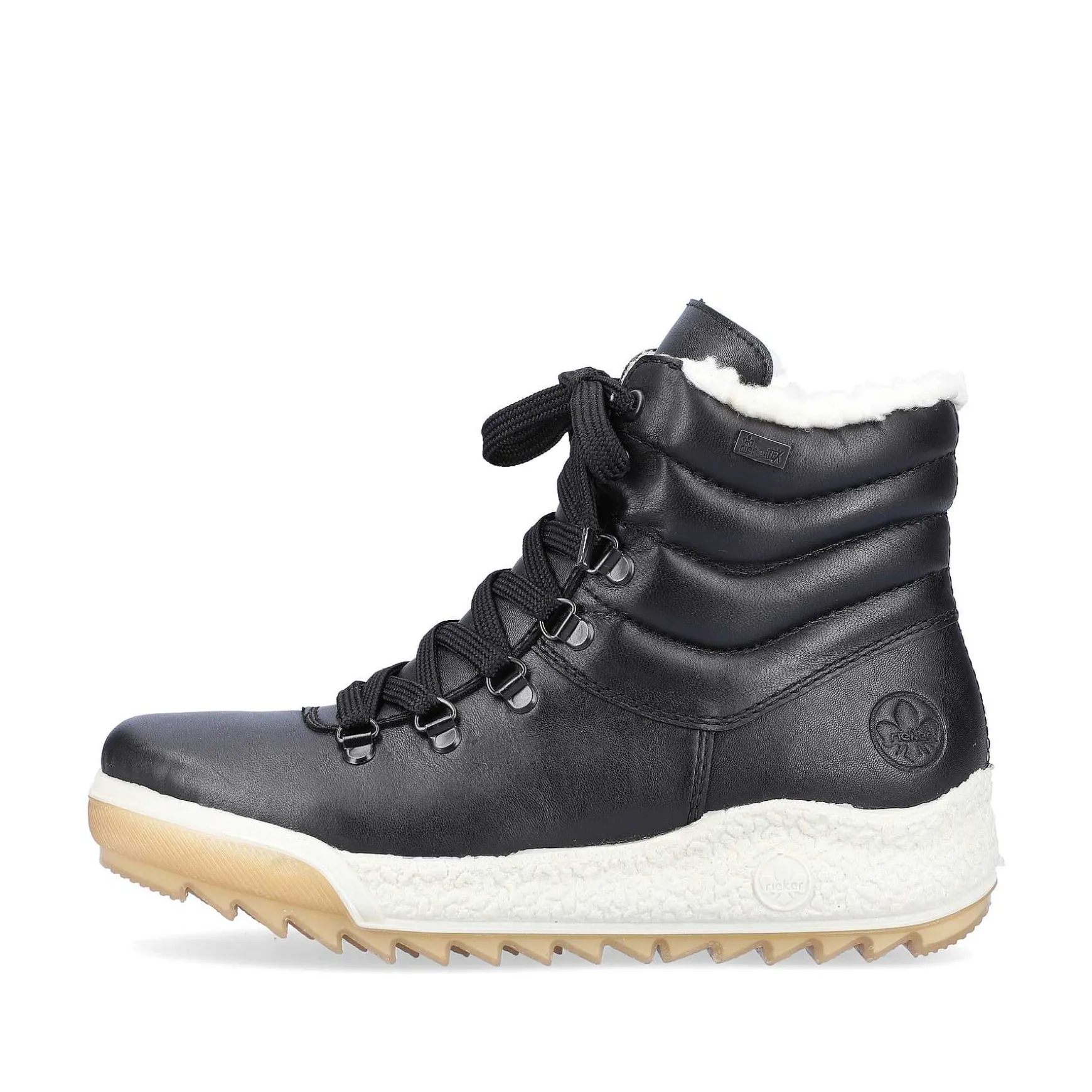 Rieker Women'S Corded Boots Midnight Black
