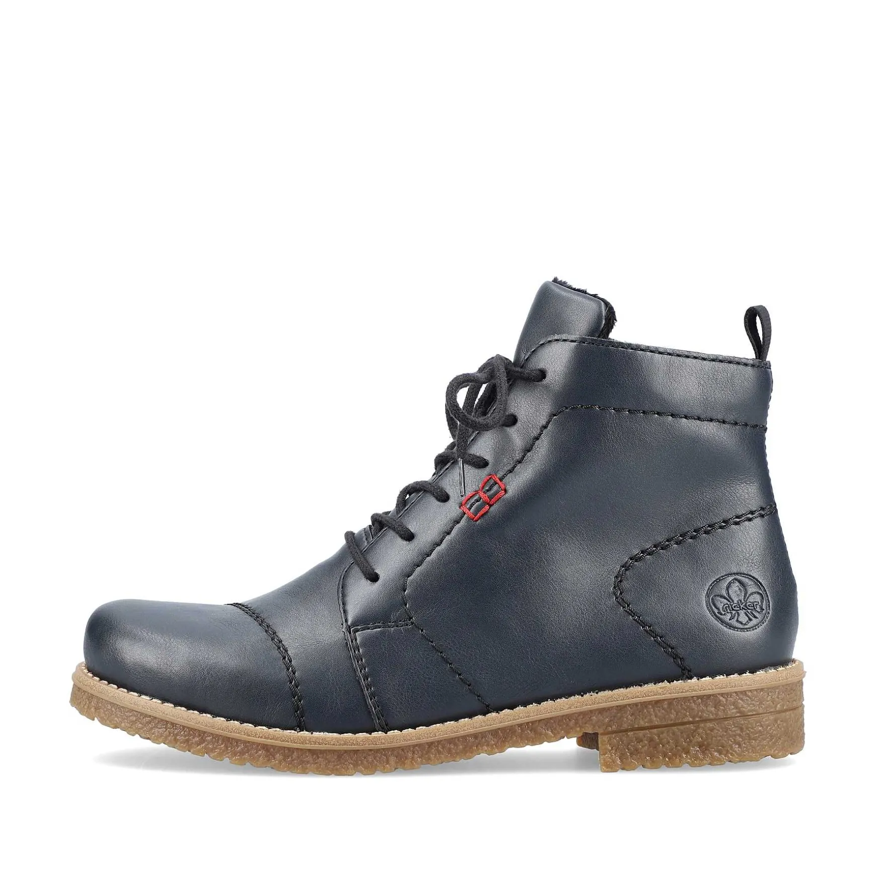 Rieker Women'S Corded Boots Navy Blue