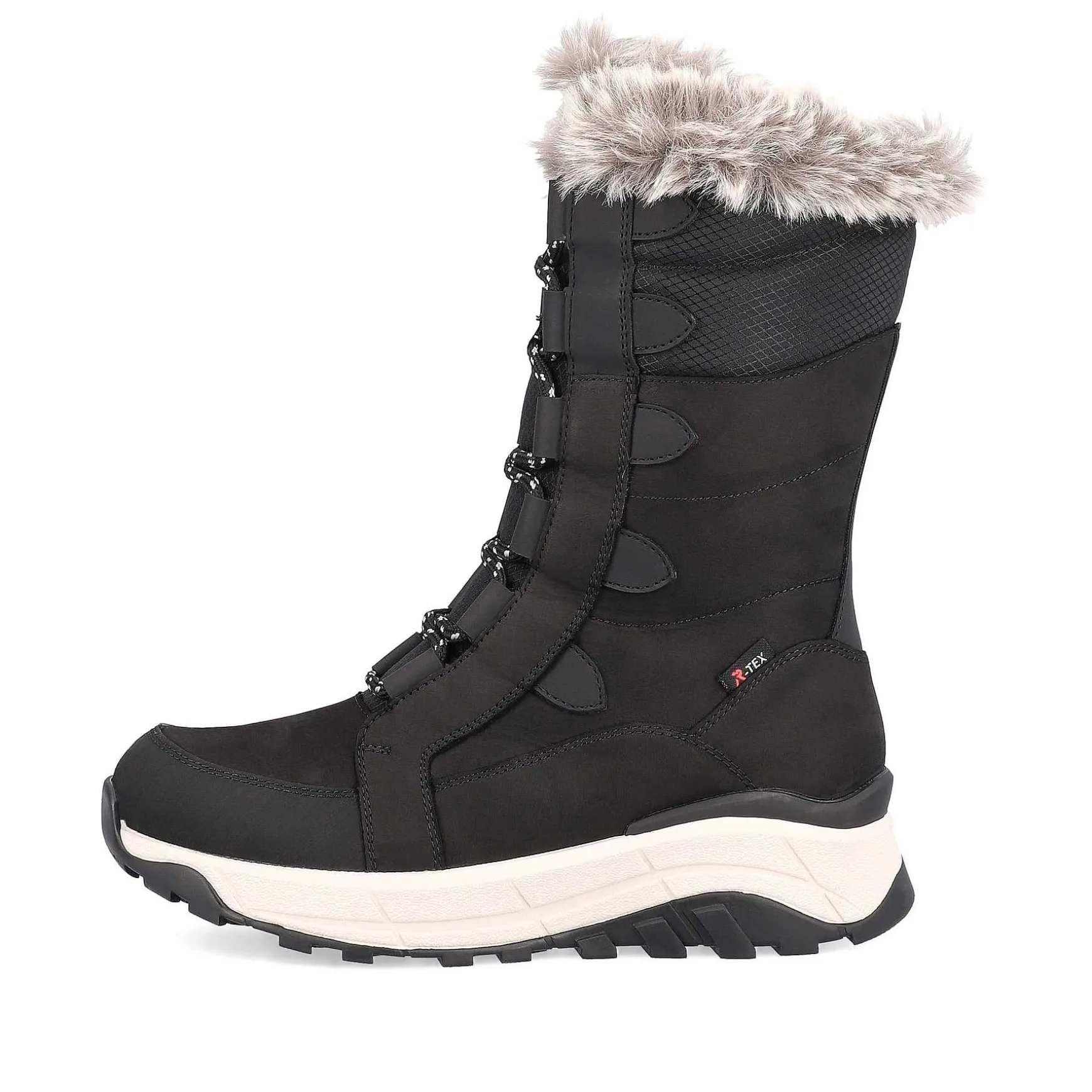 Rieker Women'S Corded Boots Night Black
