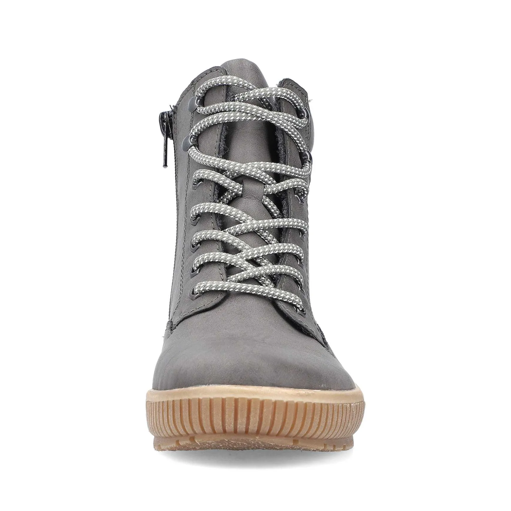 Rieker Women'S Corded Boots Moon Grey