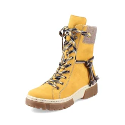 Rieker Women'S Corded Boots Sunflower Yellow