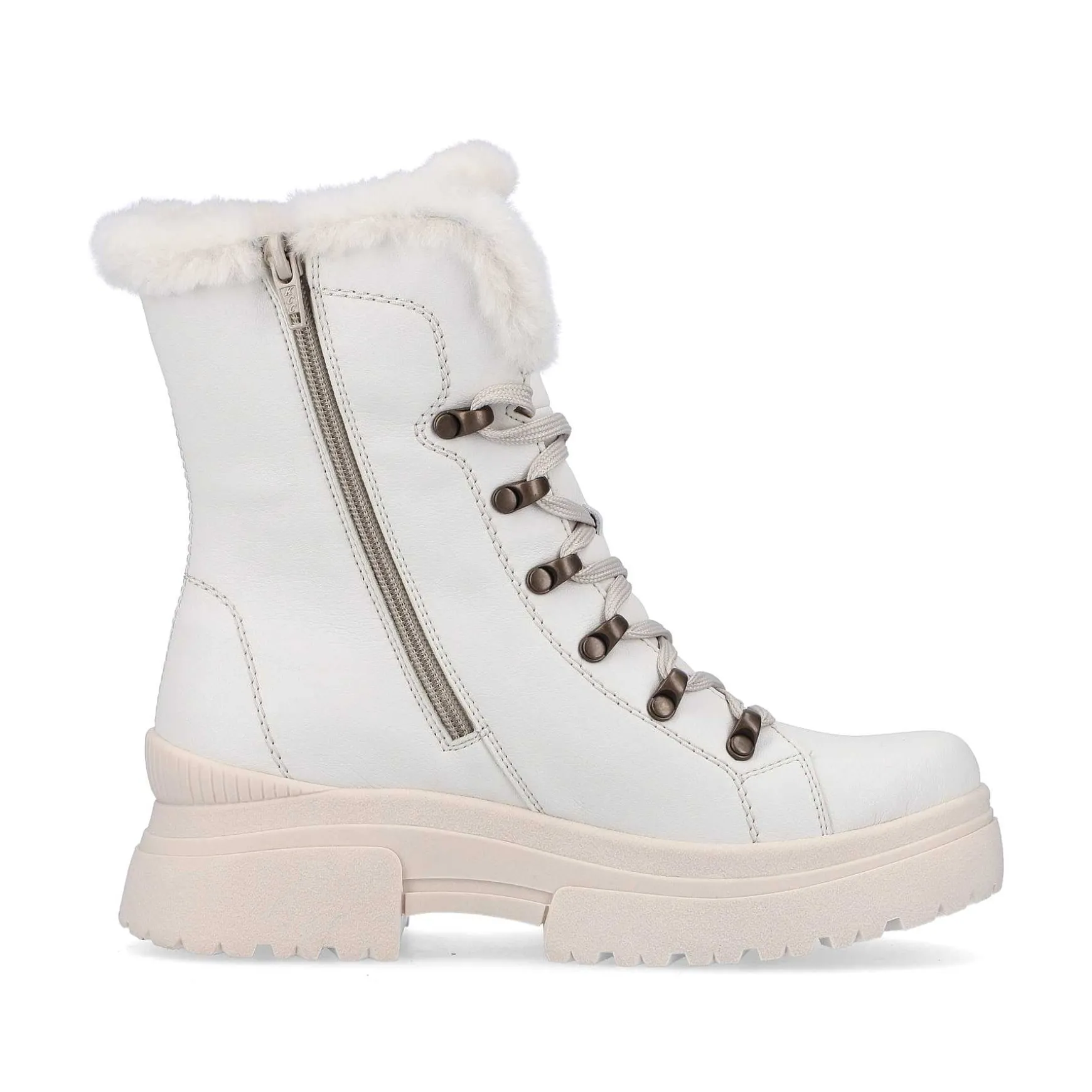 Rieker Women'S Corded Boots Frost White
