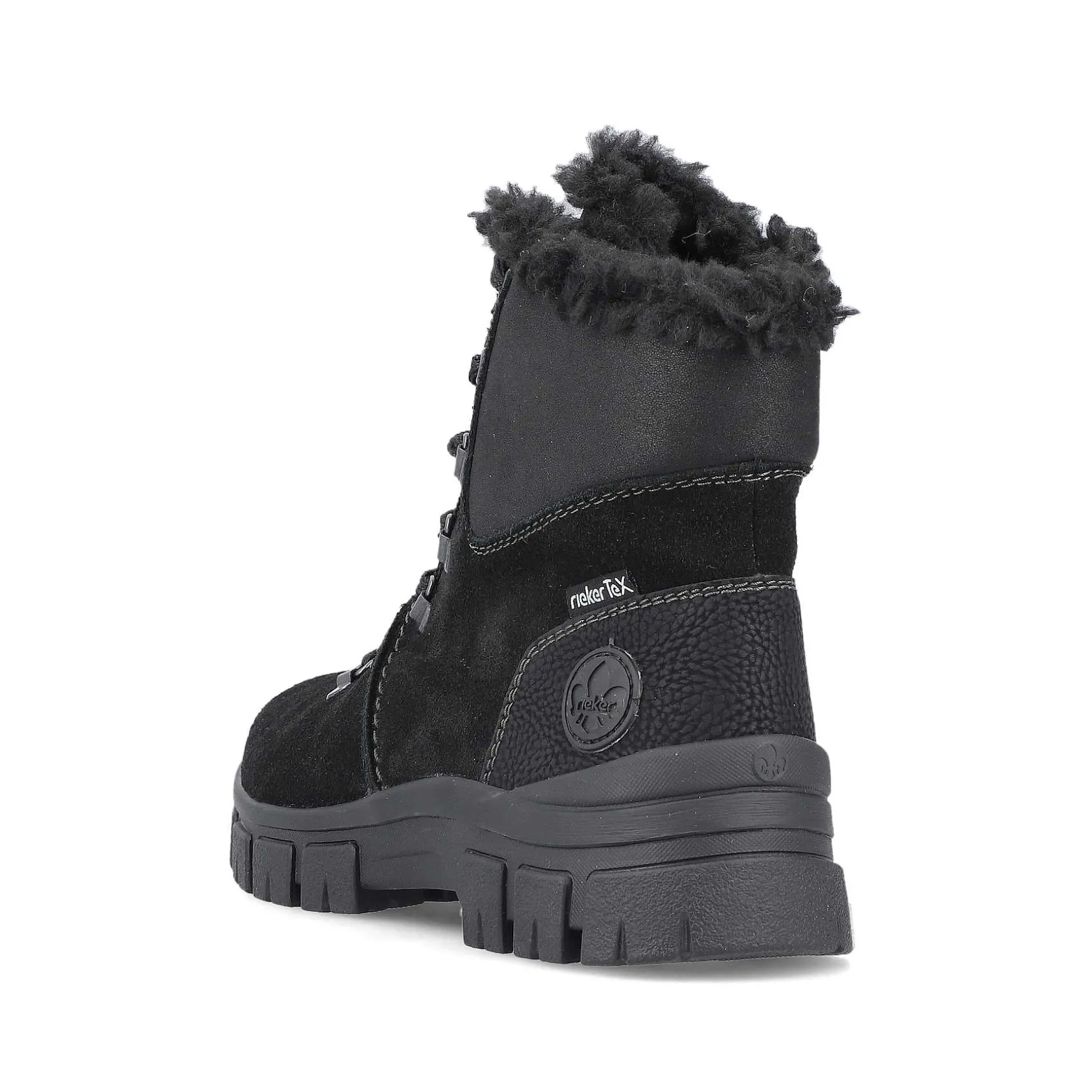 Rieker Women'S Corded Boots Night Black