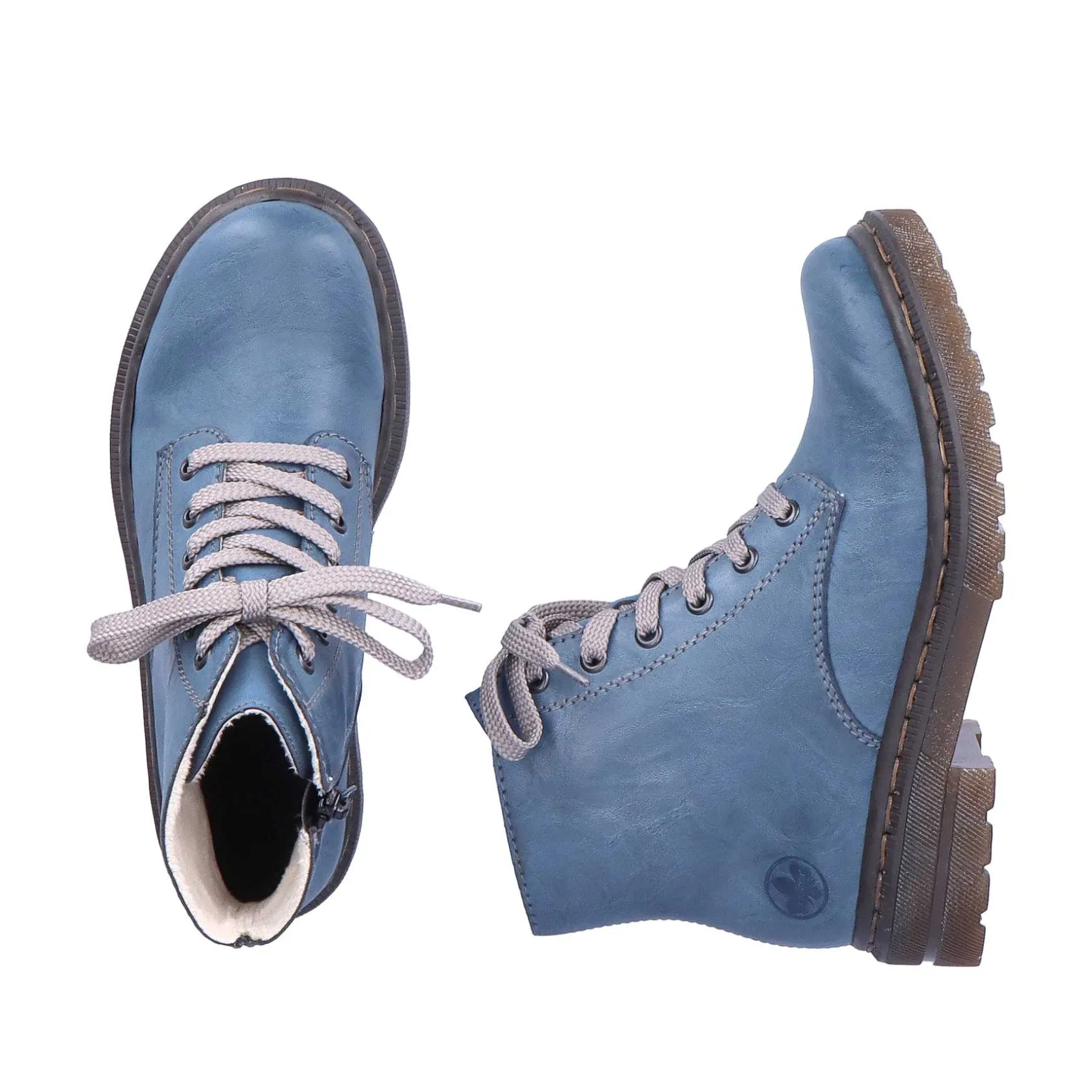 Rieker Women'S Corded Boots Sky Blue