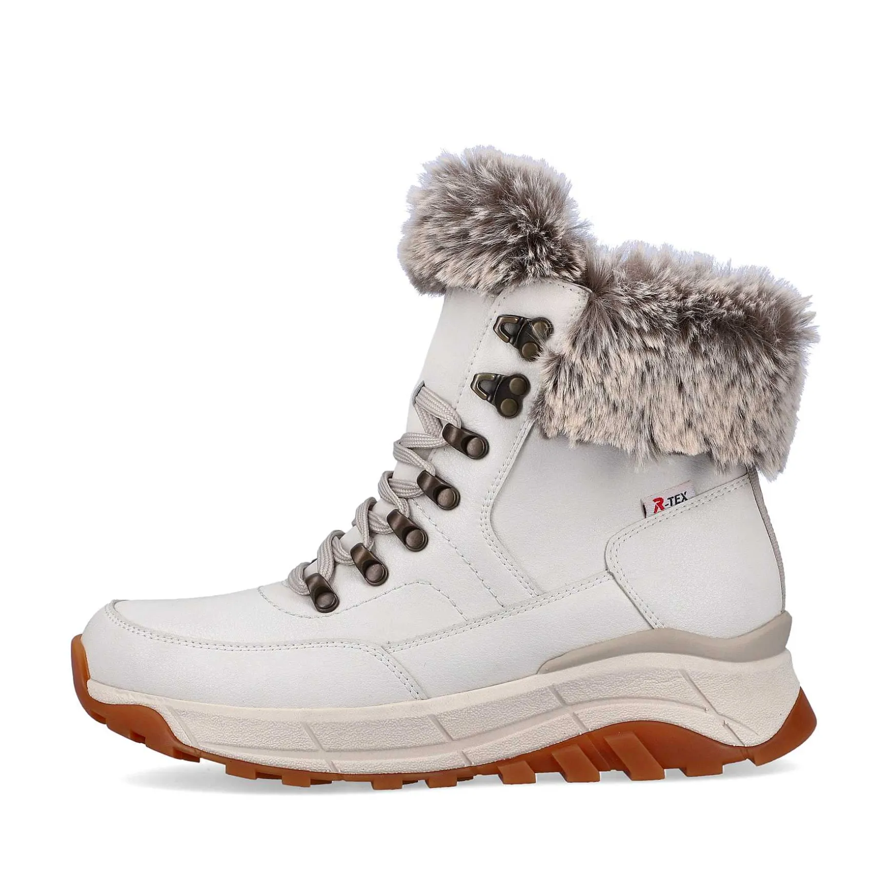 Rieker Women'S Corded Boots Frost White
