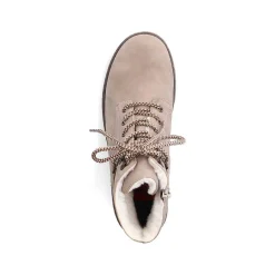 Rieker Women'S Corded Boots Light Beige