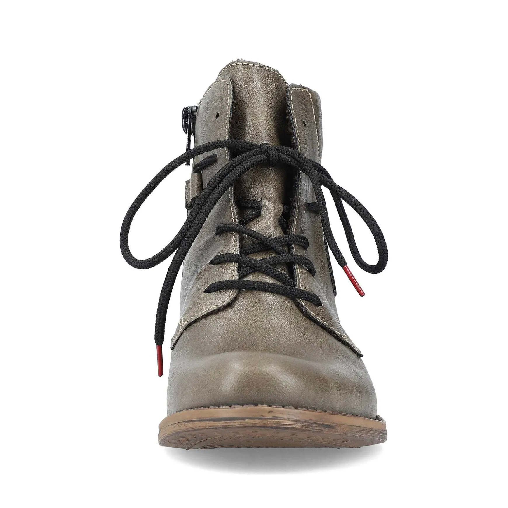 Rieker Women'S Corded Boots Gray Green